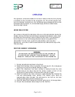 Preview for 5 page of EIPL CD100E Owner'S Manual