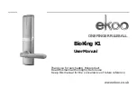 Preview for 1 page of Ekoo BioKing K1 User Manual