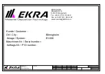 Preview for 129 page of Ekra E1 System Manual