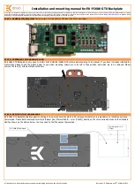 ekwb EK-FC680 GTX Backplate Installation And Mounting Manual preview