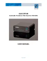 ELAD SPF-08 User Manual preview