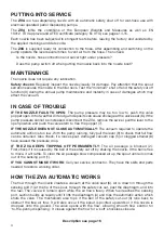 Preview for 4 page of Elaflex ZVA Slimline Installation And Operating Manual