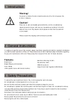 Preview for 3 page of ELAN Lighting CLASSICBAR 951 User Manual