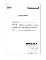 ELANsat Tech DRF-TR001 User Manual preview