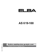 Elba AS 619-100 Instructions For The Use preview