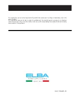 Preview for 32 page of Elba EGC 833 series Instructions For The Use