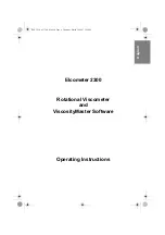 Elcometer 2300 RV1-L Operating Instructions Manual preview