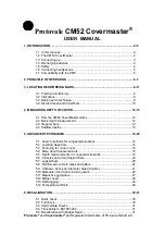 Preview for 3 page of Elcometer Protovale CoverMaster CM52 Operating Instructions Manual