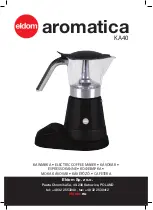 Eldom Aromatica KA40 Instruction Manual preview