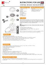 Preview for 4 page of Eldom GDS4 Instructions For Use Manual