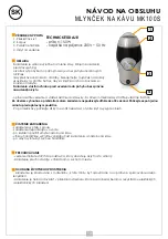 Preview for 13 page of Eldom MK100S Operating Instruction