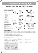 Preview for 15 page of Eldom Perfect Juicer PJ600B Operating Instruction