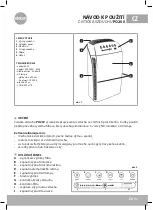 Preview for 15 page of Eldom Puri PO200 Instruction Manual