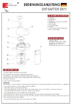 Preview for 11 page of Eldom SK11 Operating Instruction