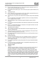 Preview for 8 page of Ele 1500 Operating Instructions Manual