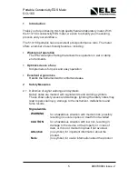 Preview for 5 page of Ele 513-160 Operating Instructions Manual