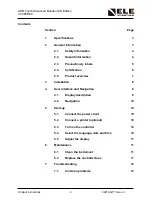 Preview for 2 page of Ele ADR Touch Advanced Readout US Edition Operating Instructions Manual