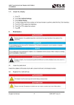 Preview for 11 page of Ele ADR Touch Advanced Readout US Edition Operating Instructions Manual