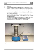 Preview for 3 page of Ele SIEVE-TRONIC Operating Instructions Manual