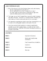 Preview for 2 page of Electralog CS1205 User Manual