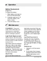 Preview for 10 page of Electralog Fireplace Compact Owner'S Manual