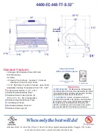 Preview for 2 page of Electri-Chef 4400-EC-448-TT-S-32 Features