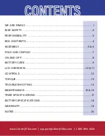 Preview for 2 page of Electric Bike Technologies Liberty Trike Owner'S Manual