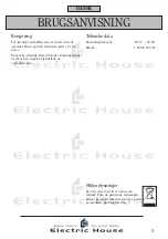 Preview for 3 page of Electric House 69520 Instruction Manual