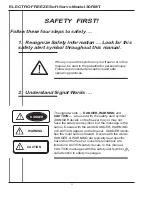 Preview for 3 page of ELECTRO FREEZE 30RMT Operator'S Manual