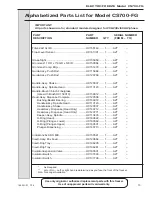 Preview for 63 page of ELECTRO FREEZE CS700-FG Operator'S Manual