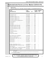 Preview for 65 page of ELECTRO FREEZE CS700-FG Operator'S Manual