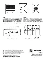 Preview for 2 page of Electro-Voice Constant-Directivity Horn HP1240 Specifications