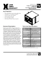 Electro-Voice XCS312 Technical Specifications preview