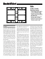 Electro-Voice Xds Instructions Manual preview