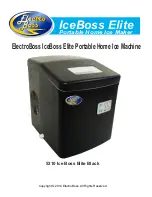 ElectroBoss 5310 Ice Boss Elite Black Manual preview