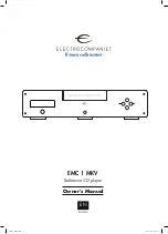 Preview for 1 page of ELECTROCOMPANIET EMC 1 MKV Owner'S Manual