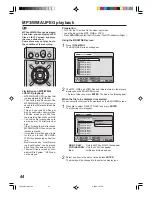 Preview for 44 page of Electrohome DVRC802E User Manual