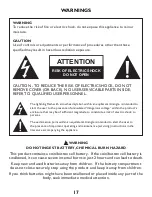 Preview for 17 page of Electrohome EAAC601 User Manual