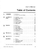 Preview for 3 page of Electrohome Marquee 8000 User Manual