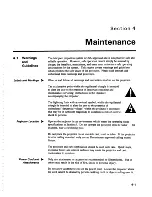 Preview for 75 page of Electrohome Marquee 8000 User Manual