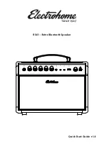 Electrohome RS61 Quick Start Manual preview