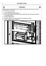 Preview for 6 page of Electrolux Professional WP4 1100H Installation Manual