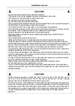 Preview for 7 page of Electrolux Professional WP4 1100H Installation Manual