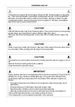 Preview for 9 page of Electrolux Professional WP4 1100H Installation Manual