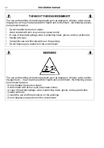 Preview for 10 page of Electrolux Professional WP4 1100H Installation Manual