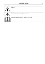 Preview for 11 page of Electrolux Professional WP4 1100H Installation Manual