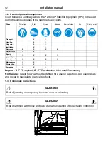 Preview for 12 page of Electrolux Professional WP4 1100H Installation Manual