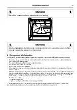 Preview for 13 page of Electrolux Professional WP4 1100H Installation Manual