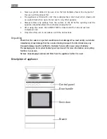 Preview for 4 page of Electrolux 1000FA User Manual