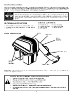 Preview for 4 page of Electrolux 194915 Owner'S Manual